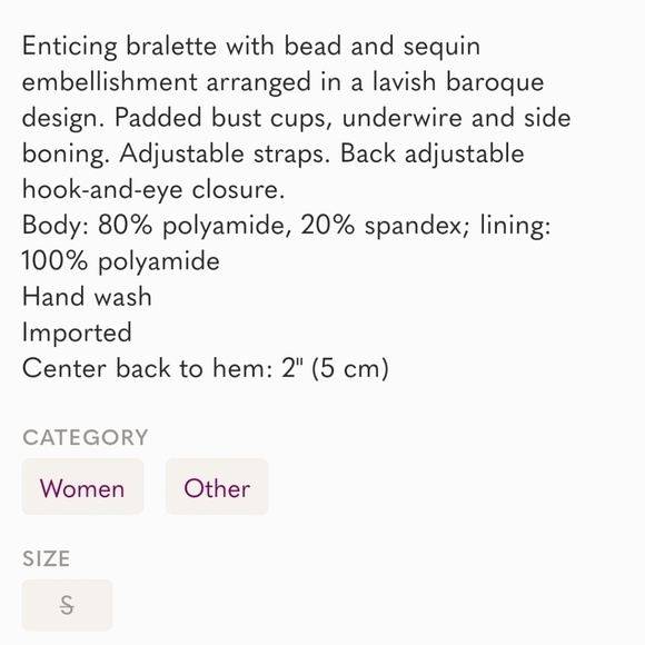 NWT BEBE Ariana Bustier - Picture 5 of 5